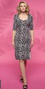 Minueto Black Print Puma Dress 251077 - McMullans image