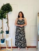 Hailys Black Leaf Dorris Sundress GUY-PO0616471-2 - McMullans image