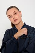 Freequent Navy Flen Bomber Jacket 205623 - McMullans image