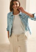 Cecil Aqua Denim Jacket 212606 - McMullans image