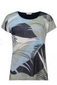 Zabaione Hawai Navy Print Top LWI-201-0459 - McMullans image