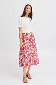 Fransa Pink Print Hita Skirt 20615434 - McMullans