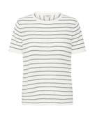 Fransa Navy &amp; White Stripe Tee Shirt 20615537 - McMullans image