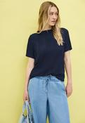 Cecil Navy Structured Top 323514 - McMullans