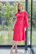Kate Cooper Red One Sleeved Dress KCS25148 - McMullans image