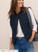 Cecil Navy Padded Gilet 220270 - McMullans
