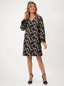 Kate &amp; Pippa Taylor Black Print Feather Dress - McMullans