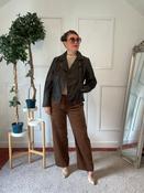 Fransa BrownLudia Leatherette Jacket 20617391 - McMullans