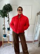 Fransa Red Ebba Puff Jacket 20615660 - McMullans