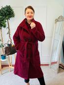 Fransa Red &amp; Black Leao Great Coat 20615647 - McMullans