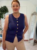 Mia Navy Vest Top MA82294 - McMullans image