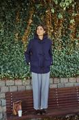 Fransa Navy Duffle Coat 20615641 - McMullans image