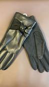 Black Leatherette Mat Mix Gloves - McMullans