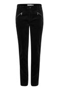 Fransa Black Tean Tessa 32" Cord Trousers 20617001 - McMullans