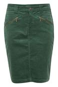 Fransa Green Tean Cord Skirt 20611191 - McMullans