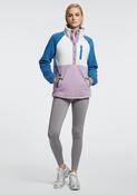 Block Turq/lilac Fleece Half Zip - McMullans