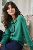 Fransa Green Sinja Light Knit Cardigan 20617474 - McMullans