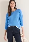 Cecil Blue Kick Striped Knit Top 303752 - McMullans