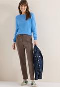 Cecil Taupe Tracy Silk Touch 30" Trousers 380550 - McMullans image
