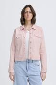 Fransa Pink Twill Denim Jacket 20609189 - McMullans