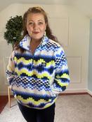 Blue Aztec Fleece usco45508 - McMullans