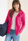 Cecil Pink Zip Through Hooded Top 324827 - McMullans