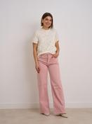 Folyrose Pink Wide Leg Jeans 6263 - McMullans