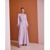 Carla Ruiz Lilac Feather Morad Dress 52628 - McMullans