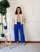 Royal Blue Lara Trousers O/S - McMullans image