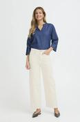 Fransa Cream Twill Hanna Jeans 20617535 - McMullans