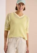 Cecil Lemon Crochet Top 303864 - McMullans image