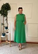 Maine Green Tie Dress 25163 - McMullans