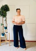 Juni Embroidered Tie String Top - McMullans