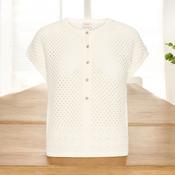 Fransa Cream Josa Cardigan 20617725 - McMullans