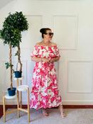 Fransa Pink Print Heat Dress 29617774 - McMullans image