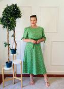 Green Flower Print Pixie Dress 31107 - McMullans image
