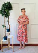 Coral Print Lisa Dress MA81178 - McMullans image