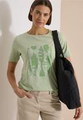 Cecil Matcha Green Desert T Shirt 325586 - McMullans image