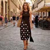 Paris Black &amp; Stripe 2 Piece Set O/S - McMullans
