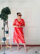 Linda Coral Swirl Magic Dress O/S - McMullans image