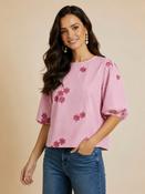 Lil Jen Pink Bow Reece Top - McMullans image