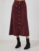 Lydia Berry Suedette Skirt - McMullans image