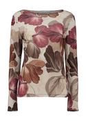 Zabaione Beige Print Liaa Light Knit Top 148350 - McMullans