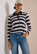 Cecil Navy Stripe Polo Shirt 325892 - McMullans