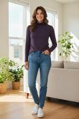 Freequent Nightshade Turtleneck Top 116610 - McMullans image