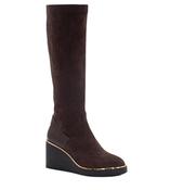 KATE APPBLEBY DERBY BROWN STRETCH BOOT