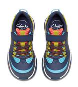 CLARKS FEATHER TRACK K NAVY G FIT image
