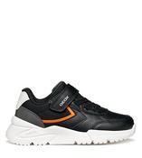 GEOX LOFTUS BOY BLACK ORANGE image