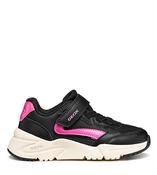 GEOX LOFTUS GIRLS BLACK PINK
