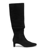 CLARKS EDINA SLOUCH BLACK SUEDE